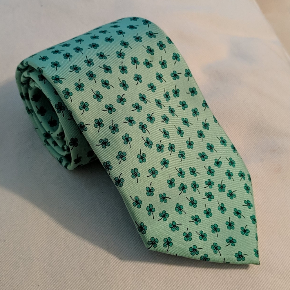 Peter Blair Four Leaf Clover Men's Necktie